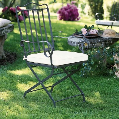 Klassischer Stuhl - Toscana  - Unopiù - für Garten / galvanisiertes Eisen / Gestell aus Stahl