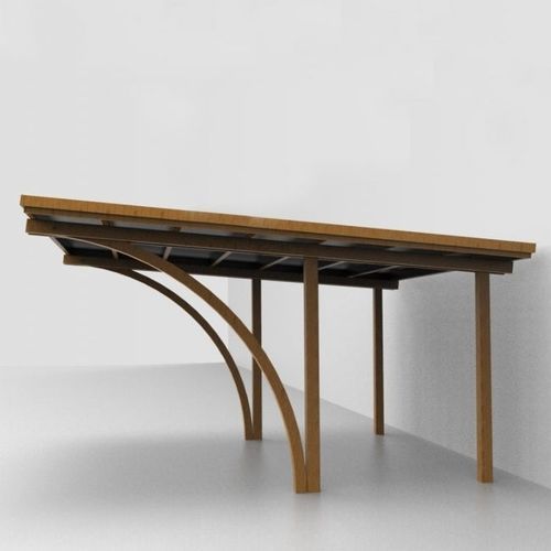 Carport für Gewerbegebrauch - COD - Unopiù - Holz / 1 Platz