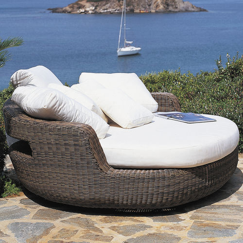 Rundes Sofa - Agor&agrave; - Unopiù - modern / für Außenbereich / Stoff