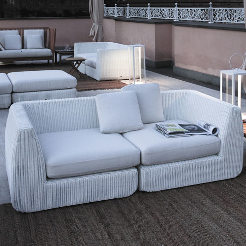 Modulsofa - Agorà  - Unopiù - modern / für Außenbereich / Stoff