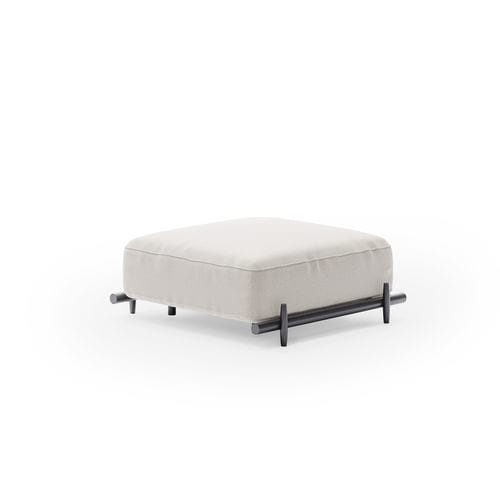 Modernes Sitzkissen - DAVOS  - Unopiù - Aluminium / Acrylgewebe / rechteckig