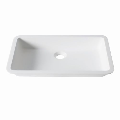 Unterbauwaschbecken - BASIC - KRION – PORCELANOSA Grupo - Mineralwerkstoff / Krion® / oval