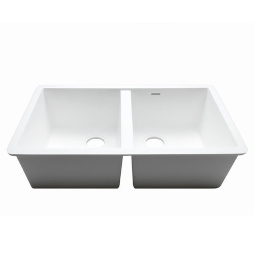 Einbauwaschbecken - BASIC C826  - KRION – PORCELANOSA Grupo - Mineralwerkstoff / Krion® / doppelt
