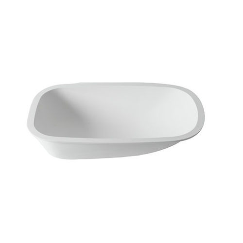 Badewanne für Säuglinge - BASIC  - KRION – PORCELANOSA Grupo - oval / für Wohnungen / Mineralwerkstoff