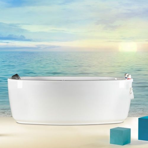 Ovale Badewanne - MOOREA - Stas Doyer Hydrothérapie - freistehend / für Wohnungen / Acryl