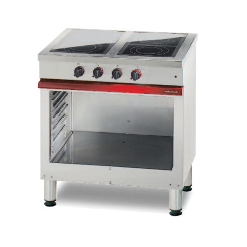 Induktionskochfeld - CME 840 VTR - AMBASSADE DE BOURGOGNE - Glaskeramik / Profi / mit 4 Kochfeldern