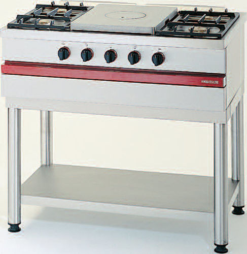 Gaskochfeld - CSG 1050 CF - AMBASSADE DE BOURGOGNE - Profi / mit 5 Kochfeldern / bodenstehend