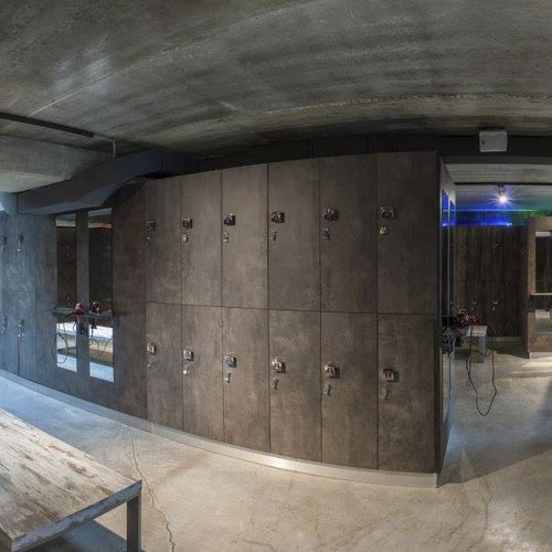 Melaminbeschichteter Garderobenschrank - PEOPLE : ANB42 - GEKIPS - Zahlen / für Sportanlage / für Wellnesscenter