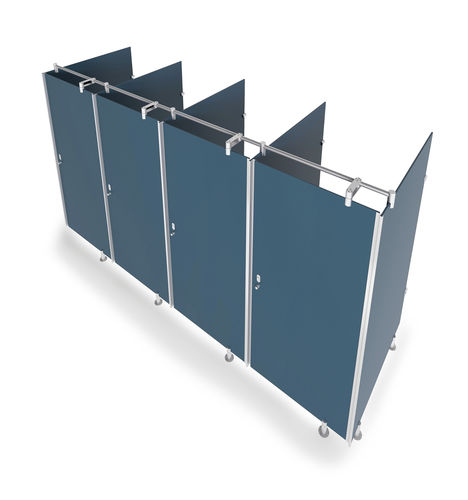 Glas-Sanitärkabine - CABINES EN VERRE BLEU - GEKIPS - für Toiletten / Innenbereich / für öffentliche Einrichtungen