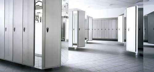 Stahl-Garderobenschrank - ARMOIRE VESTIAIRE EN ACIER - GEKIPS - für industrielle Nutzung / für Gewerbegebrauch
