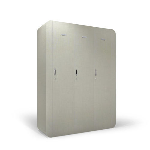Melaminbeschichteter Garderobenschrank - PEOPLE SPACE : ARMOIRE STYLE ARRONDI - GEKIPS - für öffentliche Einrichtungen / für Wellnesscenter
