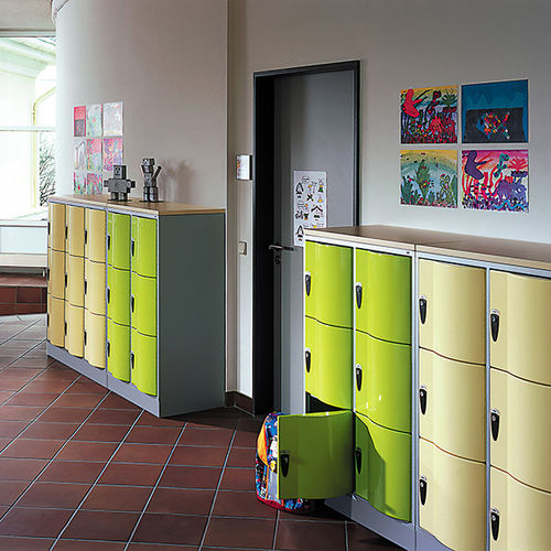 Stahl-Garderobenschrank - RESISTO - GEKIPS - RFID / Zahlen / schlüssellos
