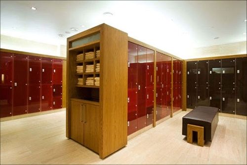 Melaminbeschichteter Garderobenschrank - ETOILE / portes en verre  - GEKIPS - Glas / RFID / Zahlen