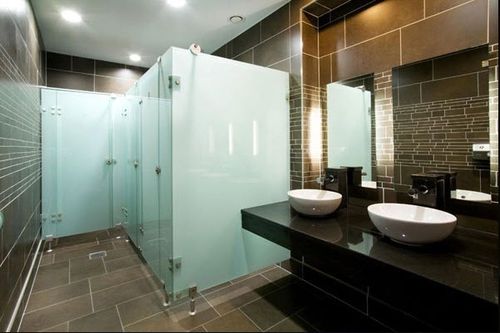 Sanitärkabine für Toiletten - CLOISON EN VERRE - GEKIPS - Innenbereich