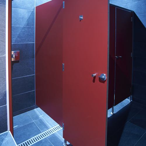 HPL-Sanitärkabine - STAFF C-7 - GEKIPS - für Toiletten / für Duschen / für öffentliche Einrichtungen
