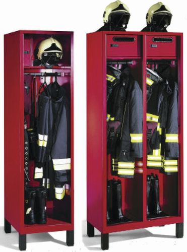 Metall-Garderobenschrank - SÉRIE POMPIERS S3000 - GEKIPS - offener Kleiderablage für Gebäude