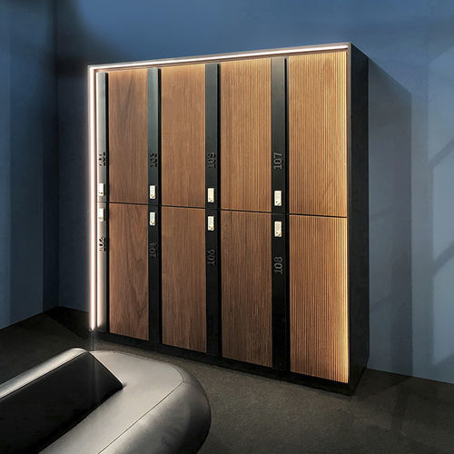 Melaminbeschichteter Garderobenschrank - FUTURA - GEKIPS - RFID / Zahlen / Karten