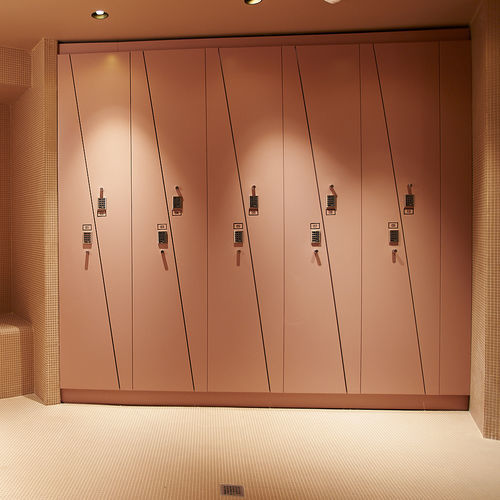 Melaminbeschichteter Garderobenschrank - ATELIER  - GEKIPS - RFID / Zahlen / Karten