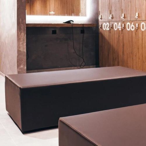 Moderne Bank - COMBO - GEKIPS - Kunstleder / mit Rückenlehne / ohne Rückenlehne