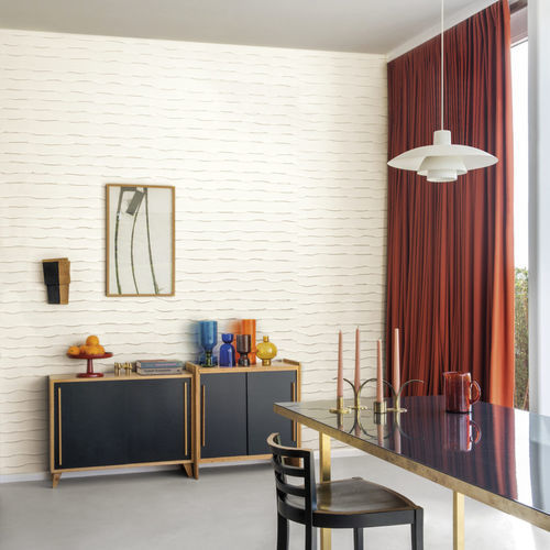 Moderne Tapete - Atelier — AT8 series - Omexco - Motiv / einfarbig / weiß