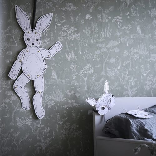 Moderne Tapete - HOLLIE - SAND BERG - Blumenmotiv / Naturmotiv / Kindermotiv