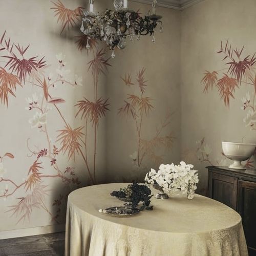 Moderne Tapete - Bamboo Grove - SAND BERG - Naturmotiv / Panorama / chinesisches Motiv