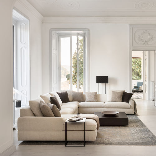 Modulsofa - TIGRA DIVANBASE - JORI - Eck / modern / Stoff