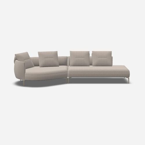 Modulsofa - SOPHIA LANDSCAPE - JORI - Eck / rund / modern