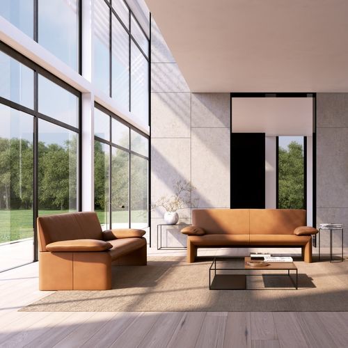 Modernes Sofa - LINEA - JORI - Stoff / Leder / Farbe anpassbar