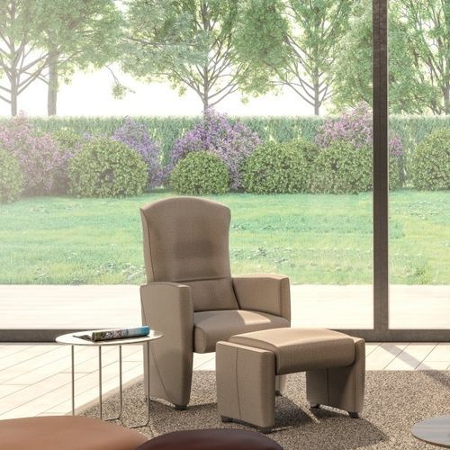Moderner Sessel - VINCI JR-3280 - JORI - Stoff / Leder / Buche
