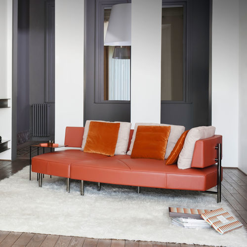 Modulsofa - WING OPEN BASE - JORI - Eck / modern / Stoff
