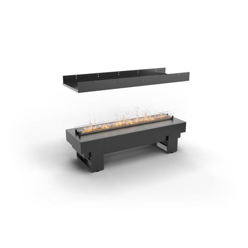Elektrokamin - COOL FLAME PRO SEE-THROUGH 500-1000 - Planika - hybrid / Einbau / für Wandmontage