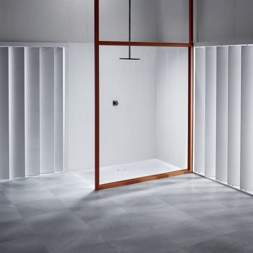 Rechteckige Duschwanne - BetteFloor Side - Bette GmbH & Co. KG - zum Aufstellen / Titan / von Tesseraux + Partner
