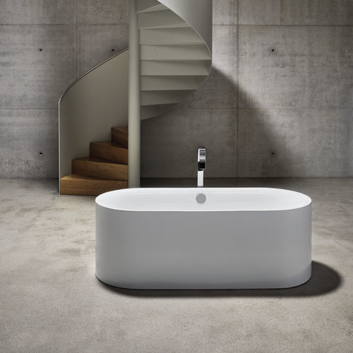 Ovale Badewanne - BetteLux Oval Couture - Bette GmbH & Co. KG - freistehend / für Wohnungen / Titan