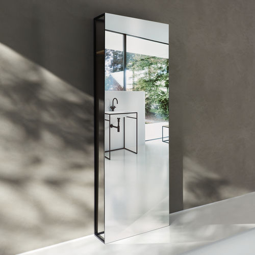 Wandmontierter Spiegel für Badezimmer - BetteLux Shape - Bette GmbH & Co. KG - modern / rechteckig / Holzfurnier