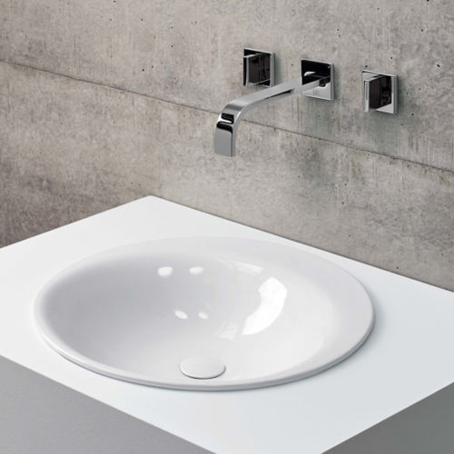 Einbauwaschbecken - BetteLux Oval - Bette GmbH & Co. KG - Keramik / oval / ohne Öffnung