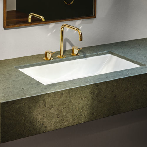 Unterbauwaschbecken - BetteLoft - Bette GmbH & Co. KG - Glas / emailliertes Metall / rechteckig