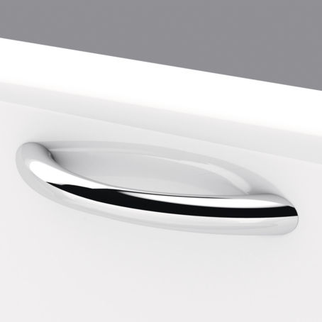 Edelstahl-Stützgriff - Grip B090 - Bette GmbH & Co. KG - gebogen / wandmontiert / für Gewerbegebrauch