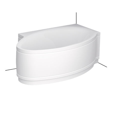 Badewannenverkleidung für Eckeinbau - BettePool I Panel - Bette GmbH & Co. KG - Keramik