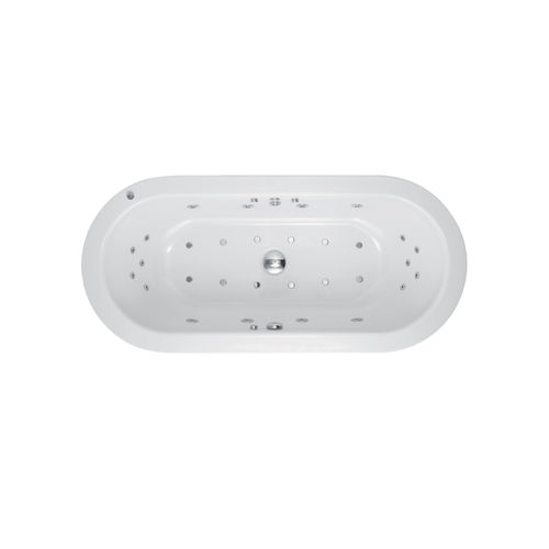 Ovale Badewanne - BetteAirjet Plus Whirlsystem - Bette GmbH & Co. KG - freistehend / für Wohnungen / Verbundwerkstoff