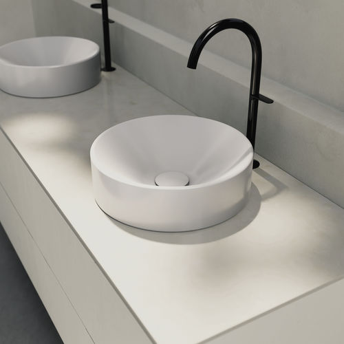 Aufsatzwaschbecken - BETTESUNO - Bette GmbH & Co. KG - emailliertes Metall / Hochglanz / Mattfinish