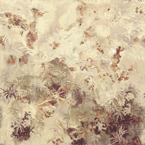 Moderne Tapete - LEGEND : WILD GARDEN-06 - LIZZO - Naturmotiv / Stoffoptik / Farb