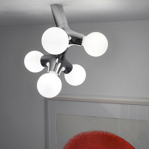 Deckenleuchte / originelles Design - DNA DOUBLE - next - ABS / Halogen / für Gewerbegebrauch