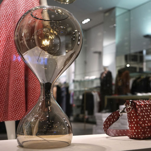 Tischlampe - BLUBB - next - Glas / originelles Design / mit Kabel