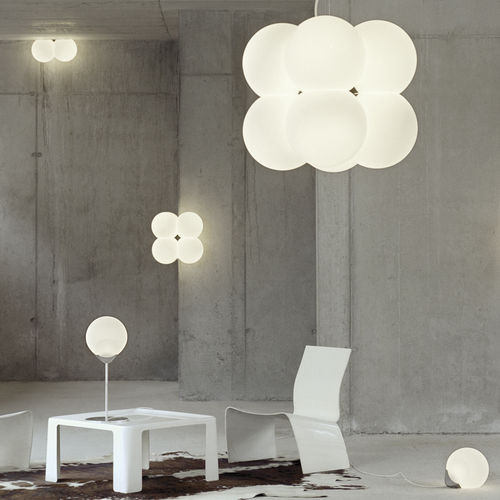 Wandleuchte / originelles Design - MOLECULAR_LIGHT: ML_1 - next - für den Innenraum / Aluminium / Polyethylen