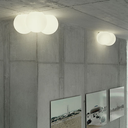 Deckenleuchte / originelles Design - MOLECULAR_LIGHT: ML_3 - next - Polyethylen / Halogen / modular