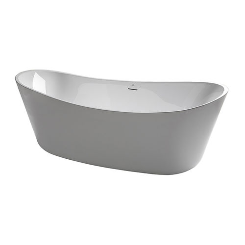 Ovale Badewanne - LOUNGE FLUID - NOKEN – PORCELANOSA BATHROOMS - asymmetrisch / freistehend / für Wohnungen