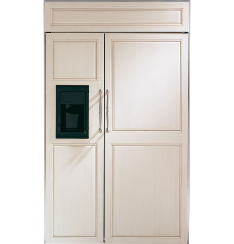 Amerikanischer Kühlschrank - ZISB480DX - Monogram - für Privatgebrauch / Einbau / weiß