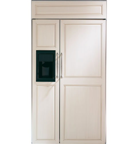 Amerikanischer Kühlschrank - ZISB420DX - Monogram - für Privatgebrauch / Einbau / weiß
