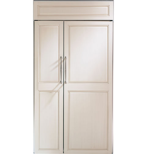 Amerikanischer Kühlschrank - ZIS420NX - Monogram - für Privatgebrauch / Einbau / weiß